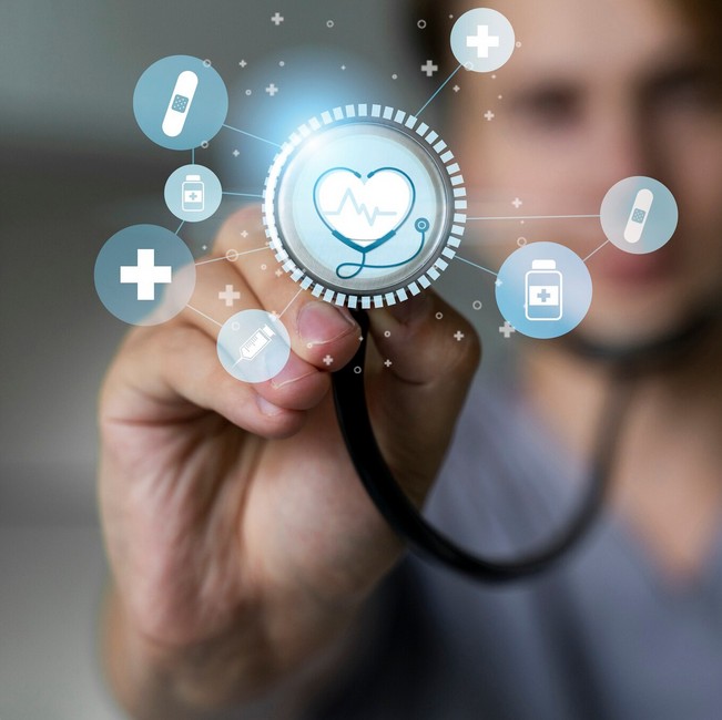 a doctor holding a stethoscope
