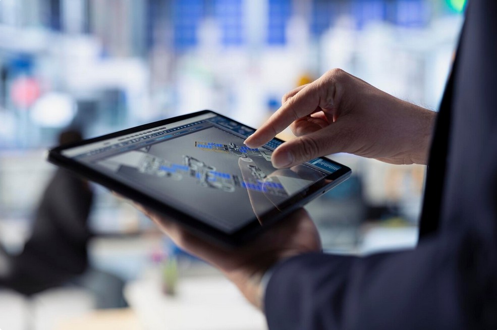 Unleashing Global Potential: The Imperative of Professional Retail Translation Services a person checking data on a tablet