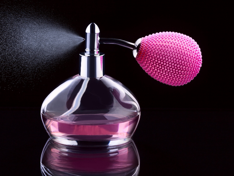 The Ultimate Guide to Winning New Markets with Retail Localization. image shoing a bottle of perfume