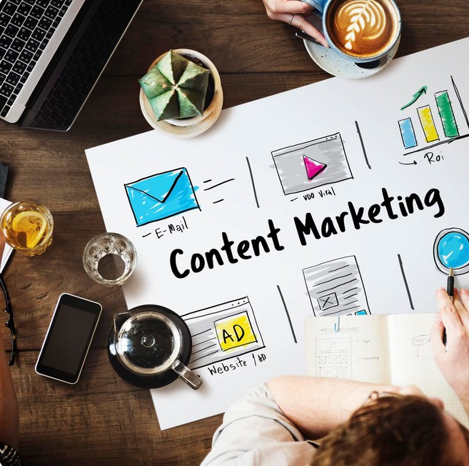 The Ultimate Guide to Winning New Markets with Retail Localization. conceptual image showing content marketing concept