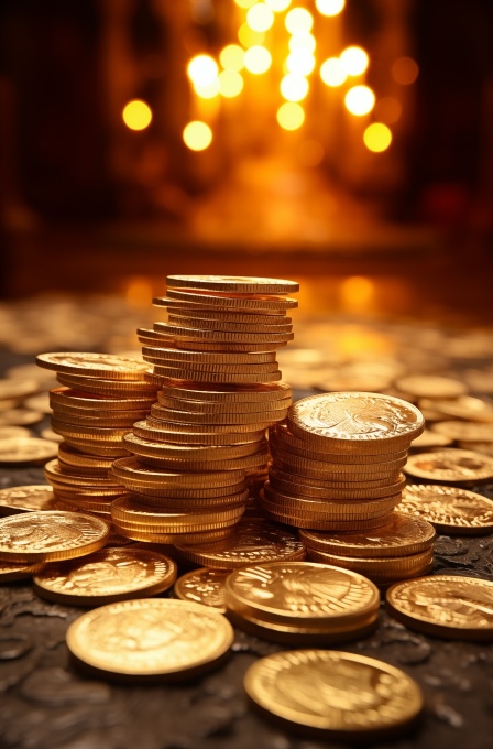 Unleash Asia: The Ultimate Guide to Fintech App Localization. image showing golden coins