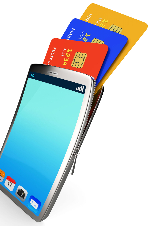 Localization is not Translation. It's Your Global Brand's Survival Kit. conceptual image showingelectronic payment machine and credit cards