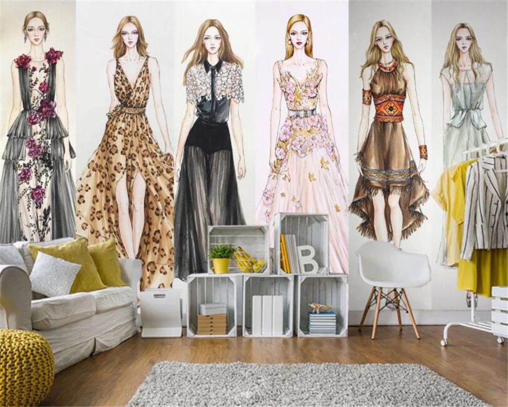 Architects of Aspiration: The Hidden Force Behind Global Fashion Trends. fashion sketches