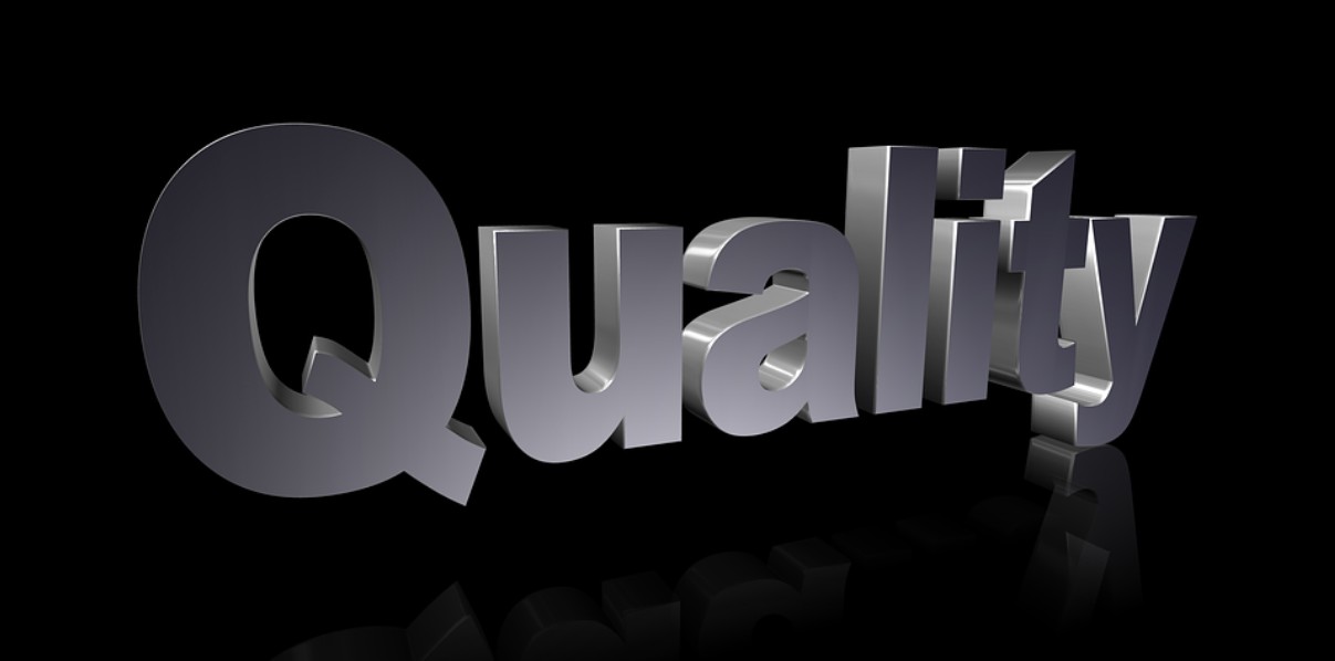 an image showing the word quality