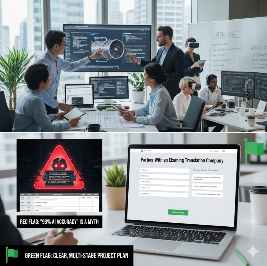 employees at an elearning session