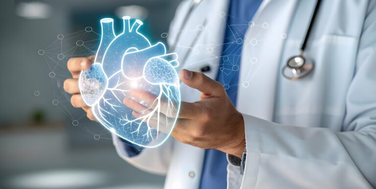 Why Life Science Translation Services are Non-Negotiable. a doctor holding a Heart model