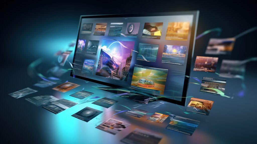 The Ultimate Guide to Launching a Multilingual Banking Website. a pc displaying website designs
