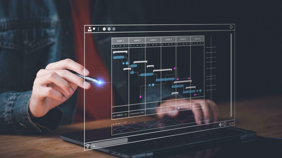 Your 2025 Guide to Financial Translation: How to Get Top Quality Without the Top Price. a person cheching data on a virtual screen