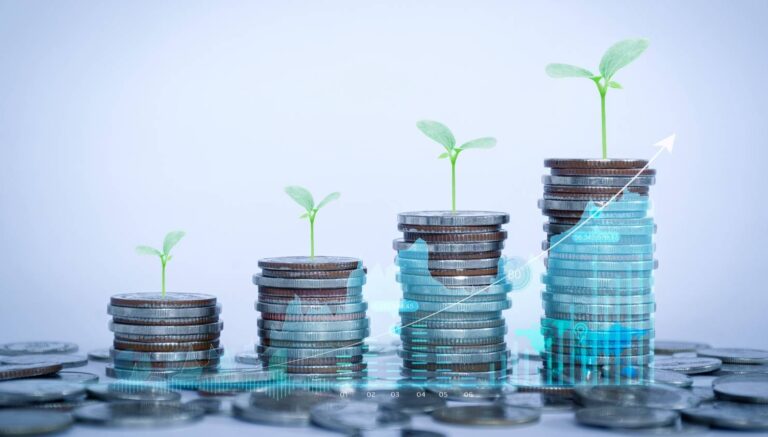 visual concept of financial growth
